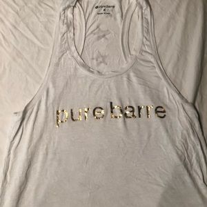 Pure Barre gold star tank
